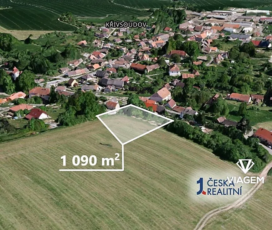 Prodej stavebního pozemku 1090 m²